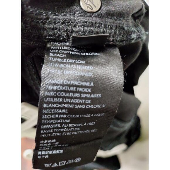 We The Free Stella Velvet High Waisted Denim Skinny Jeans Black Women's Size 28 - Picture 9 of 16